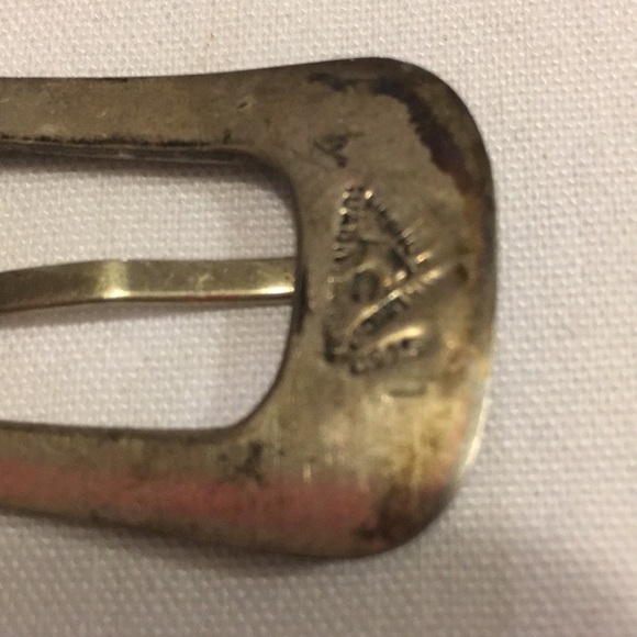 Sterling Silver 9.25 Guatemala Antique Belt Buckle main image 4